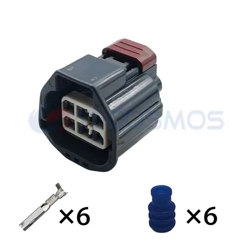 6-Pin Female Waterproof Electric Fuel Pump Plug Harness Wire Connections for Cars with ABS & Nylon Housing 7282-5577-10 - image 3